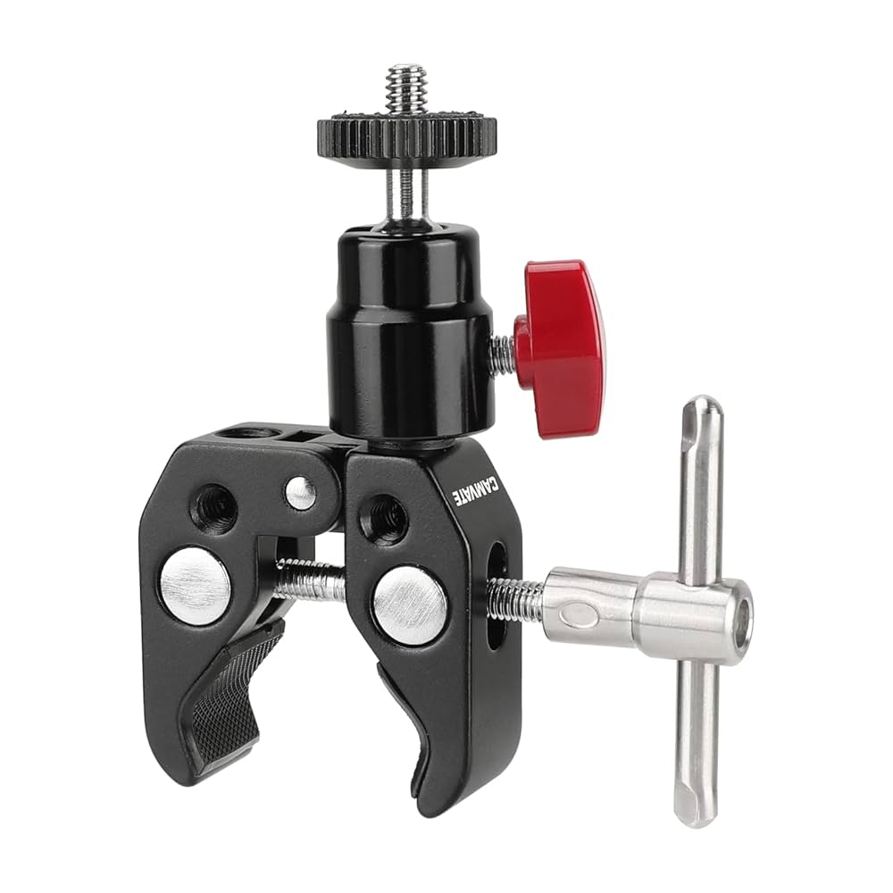 Amazon.com : CAMVATE Super Clamp Articulated Mini Ball Head